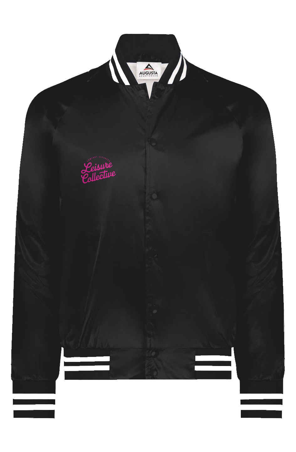 Satin Baseball Varsity Jacket